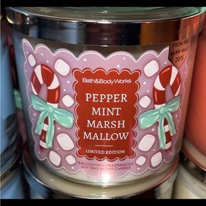 Bath & Body Works Peppermint Marshmallow Candle